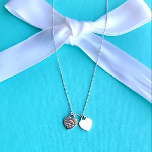 T&Co Mini heart tags necklace